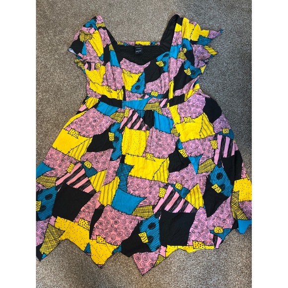 Tim Burton's The Nightmare Before Christmas Dresses & Skirts - Tim Burtons The Nightmare Before Christmas Sally Patchwork Dress Size 2 Torrid